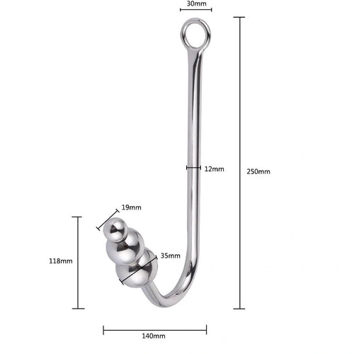 5334 Hook and Collar Cuffs Elegant Anal with Beaded 0826